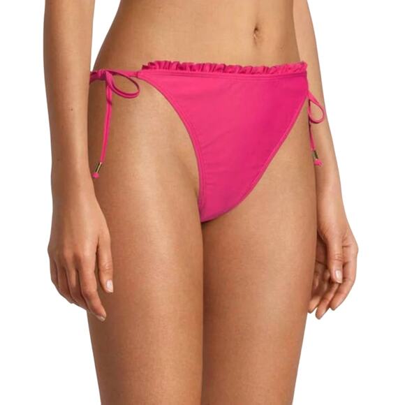 Pink Bikini Bottom Side Tie XOXO Swimear - Picture 1 of 8